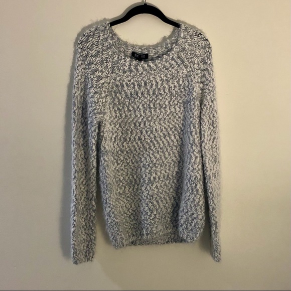 Buffalo David Bitton Sweaters - NWT buffalo fuzzy light gray eyelash sweater